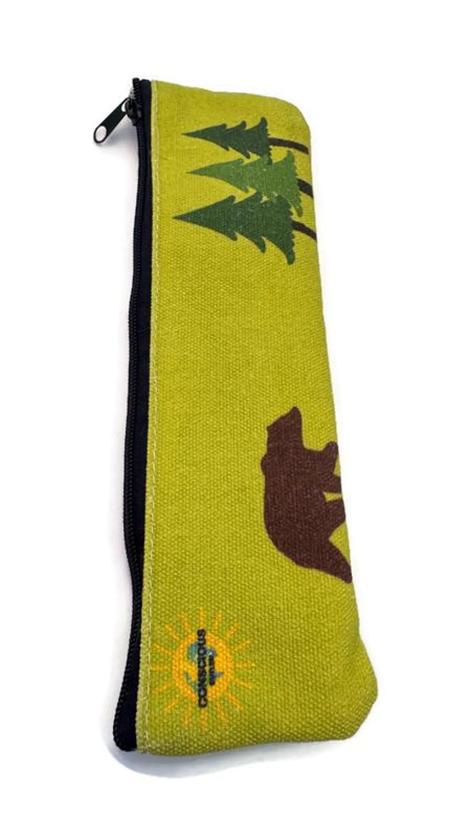 Bear Travel Cutlery Set w/ Cotton Linen Pouch