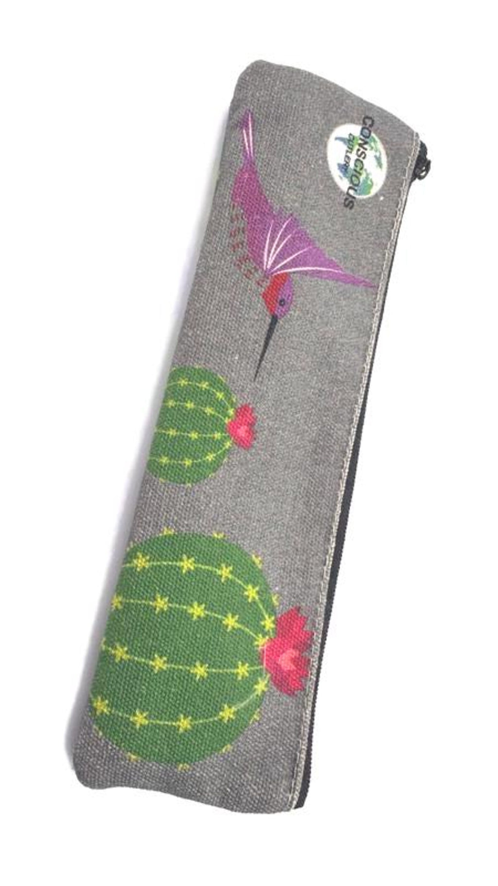 Humming Bird and Cactus Travel Cutlery Set 